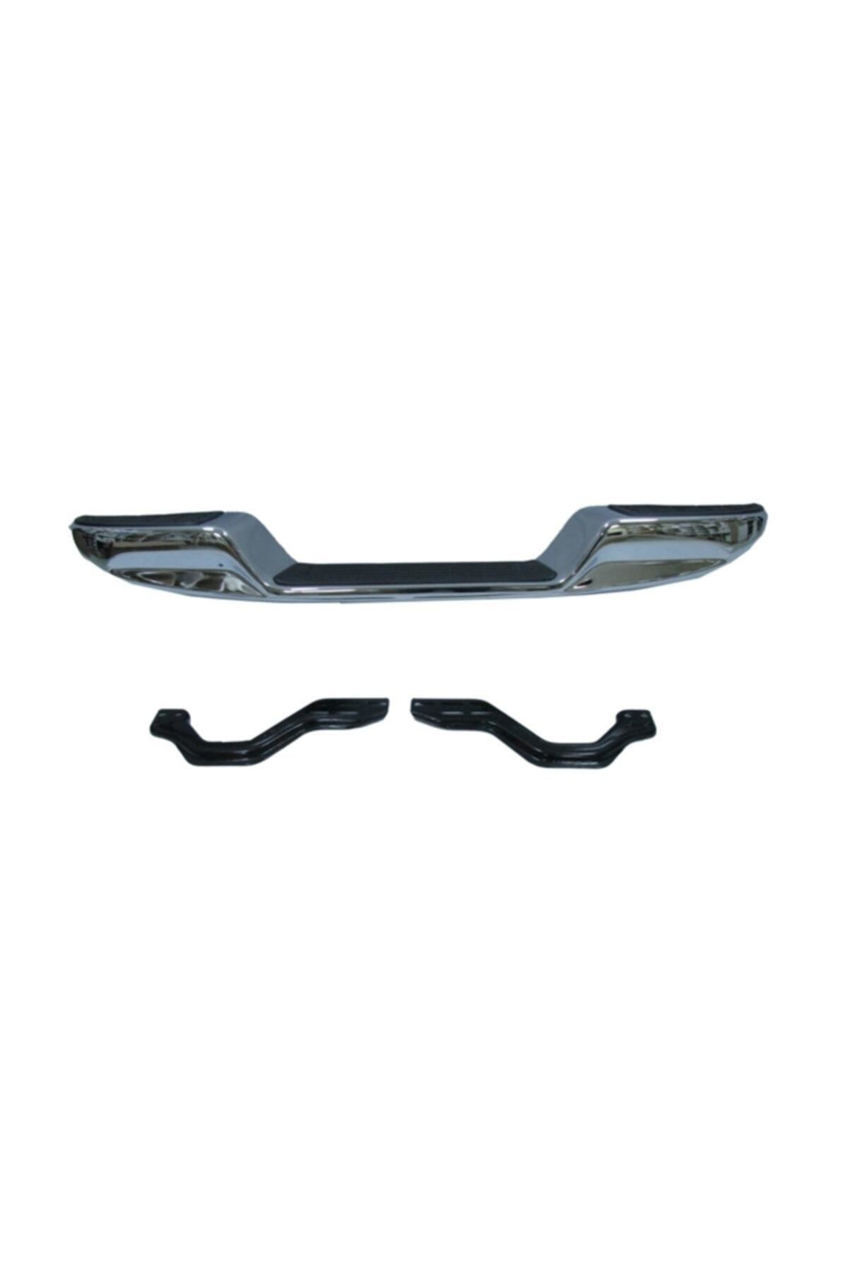 TOYOTA HILUX- PICK UP LN145- D4D 02/05; ARKA TAMPON (NİKELAJLI ALTI BOMBELİ BAĞLANTI BRAKETLERİ İLE)
