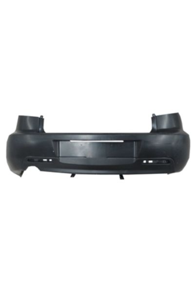 MAZDA 3- SD- 07/09; ARKA TAMPON SİYAH (PLAKA/REFLEKTÖR DELİKLİ)