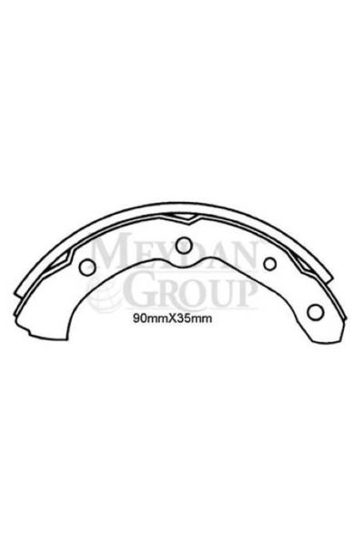 DAIHATSU HIJET MİNİBÜS 97/05 ÖN FREN PABUCU (90X35)(DAIWA)
