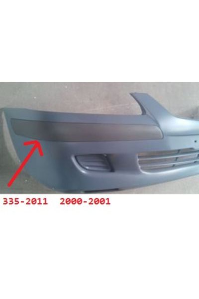 Mazda 626- Sd/hb- 00/01; Ön Tampon Bandı Sağ Gri (TYG) Gg3e50b51a