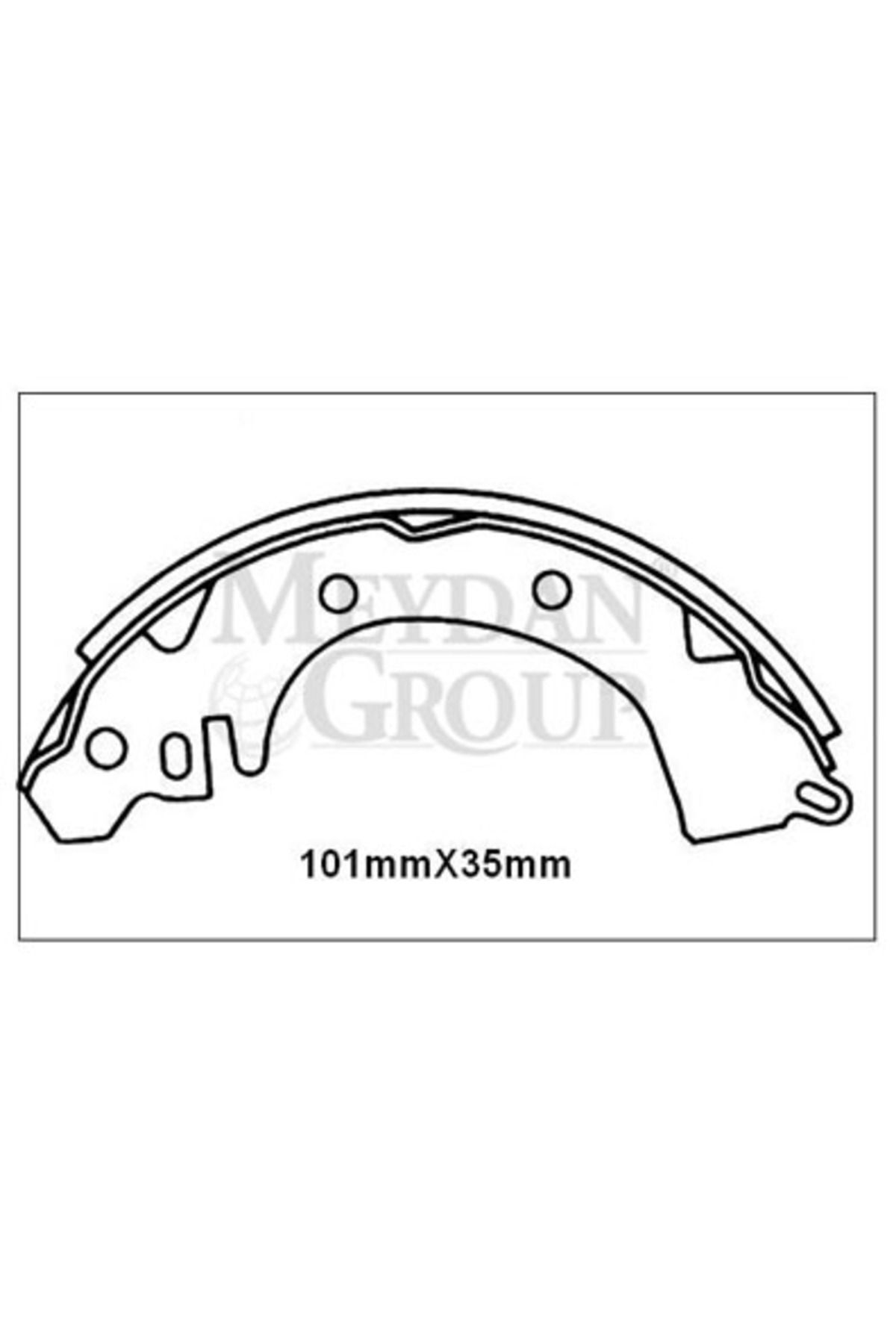 Hyundaı Excel- 90/91; Arka Fren Pabucu (101X35) (DAIWA) Mb238881