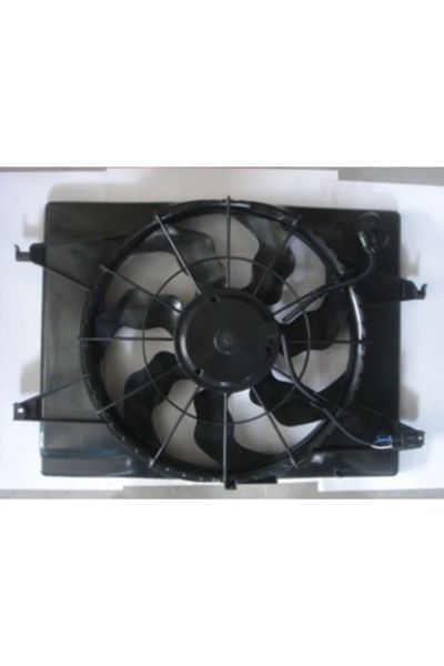 Hyundai Tucson 05/10 Radyatör Fan Davlumbazı Komple 2.0cc Resistanslı (7 Kanat) (Tw)