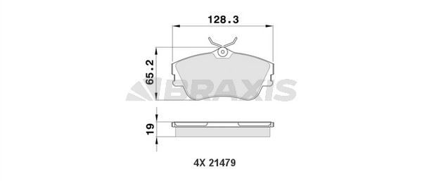 On Fren Balatasi 15'''' Transporter T4 2,4D/2,5Tdi 90>03