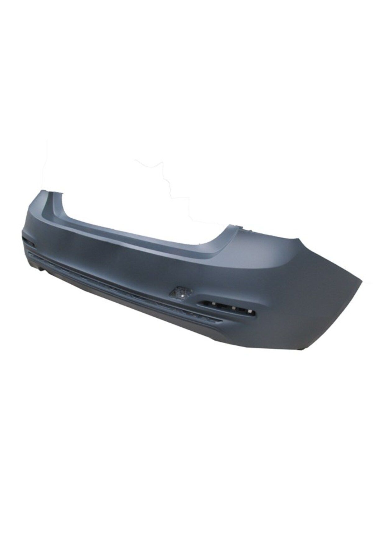 Bmw 3 Seri F30 15/18 Arka Tampon Koyu Gri/astarlı (Sensör Deliksiz/nikelaj Çıta Delikli)(tw)