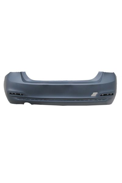 Bmw 3 Seri F30 15/18 Arka Tampon Koyu Gri/astarlı (Sensör Deliksiz/nikelaj Çıta Delikli)(tw)