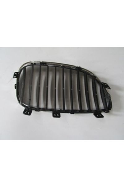 Bmw 5 Seri E60- 04/10 Uyumlu Ön Panjur Sol Nikelajlı Siyah 51137027061