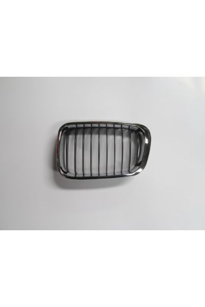 Bmw 3 Seri E46 Sd 98/01 Ön Panjur Sol Siyah/nikelaj Çerçeveli (Tw)