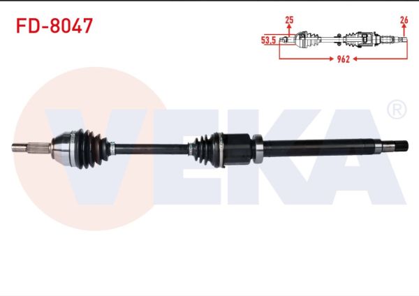 Ford Connect 2002-2013 Aks Komple Takım (Sağ-Sol)