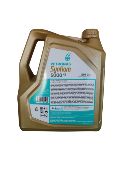 Petronas Syntium 5000 XS 5w-30 AMG 4 Lt Motor Yağı ÜRT:2023