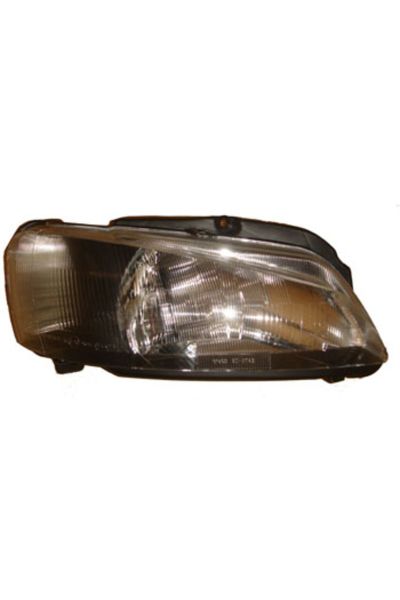 Peugeot 106- 97/01; Modifiye Far Lambası Sağ Manuel Siyah (H4) (TYC) -