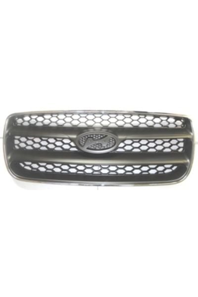 Hyundai Santa Fe 06/09 Ön Panjur Siyah (Çerçevesi Nikelajlı) (Tyg)