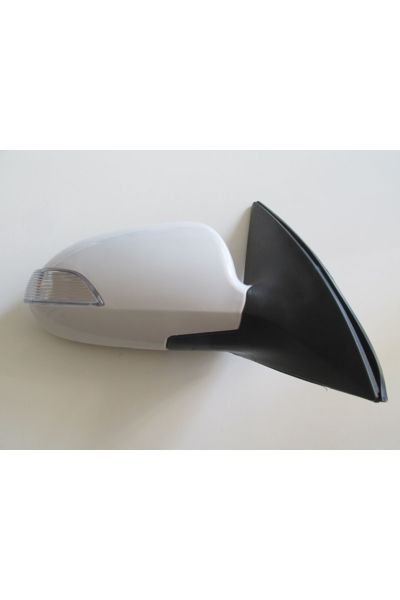 Hyundaı I30-07/12;kapı Aynası Sağ Elektrikli/sinyalli/beyaz Kapaklı(SİNYALİ KISA)(5FİŞ) 87620-2c120