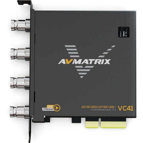 AVMATRIX VC41 4-CH 3G-SDI PCIE CAPTURE CARD