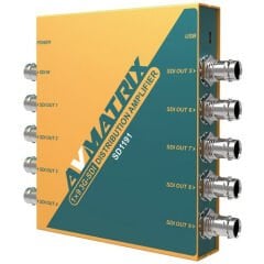 AVMATRIX SD1191 1X9 SDI RECLOKING DISTRIBUTION AMPLIFIER