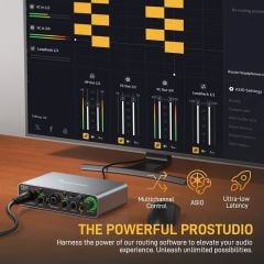 Maono PS22 Ses Kayıt ve Müzik Prodüksiyonu için 2x2 Ses Kartı