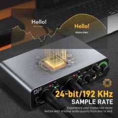 Maono PS22 Ses Kayıt ve Müzik Prodüksiyonu için 2x2 Ses Kartı