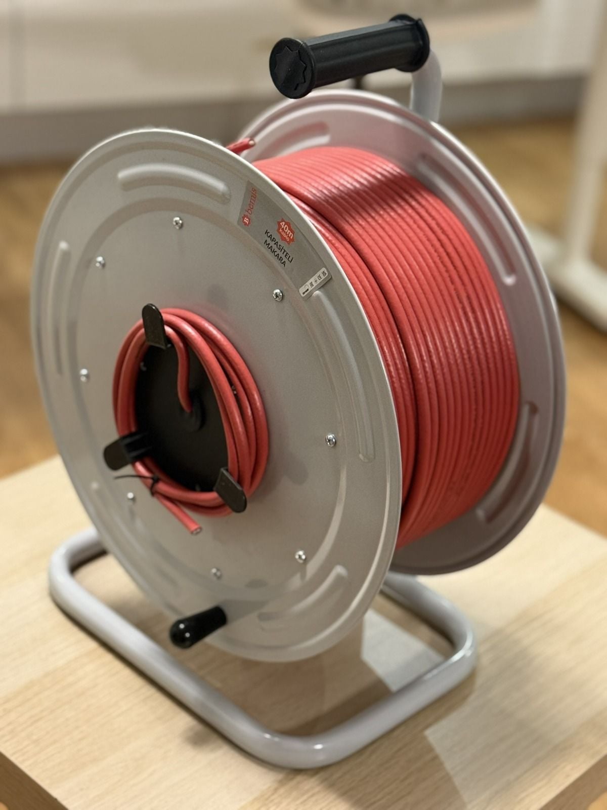 Ören Kablo BroadcastTR 1.2/4.8 Pure SDI Kablo – 100 Metre Makaralı (Dış Ortam Uyumlu - 4K Uyumlu)