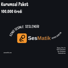 SesMatik AI Seslendirme Kurumsal Paket