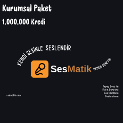 SesMatik AI Seslendirme Kurumsal Paket