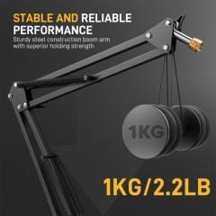 MAONO BA20 Mikrofon Süspansiyonlu Makas Kollu Stand