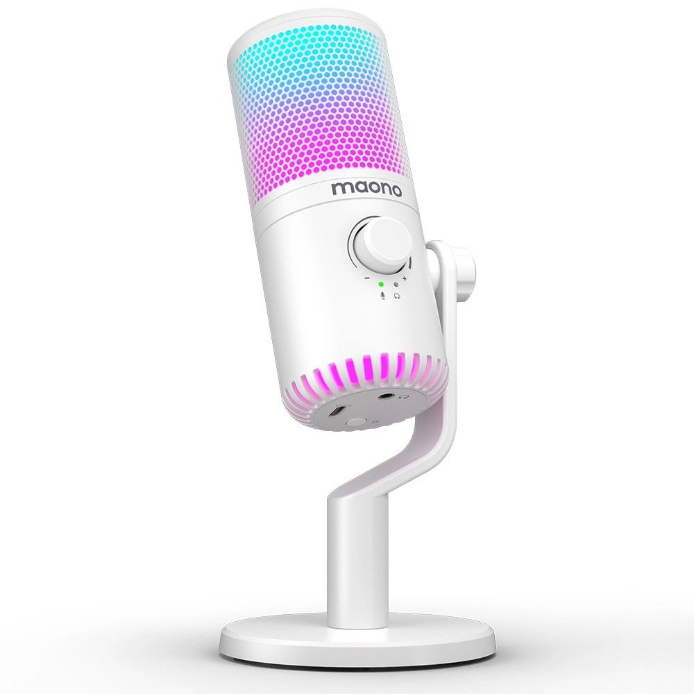 MAONO DM30RGB USB Oyun Mikrofonu (Beyaz)