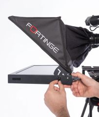 Fortinge PROS17 Stüdyo Prompter + Fortinge Taşıma Çantası + Miliboo MTT609A Tripod + W200 Ağırlık