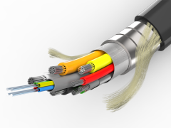 Zırhlı DP 1.4 Hibrit Aktif Optik Kablo 8K destekli 100 mt