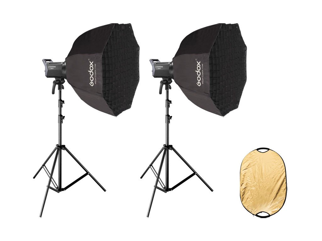 Godox LA-200D 2'li LED Video Işığı Kiti