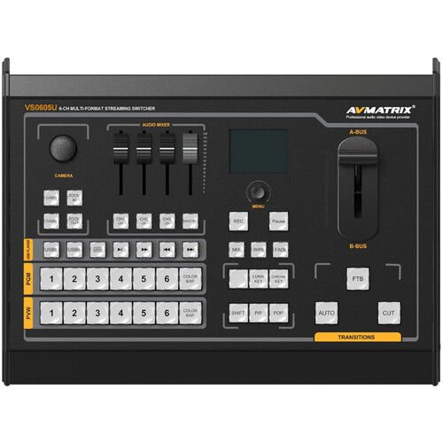 AVMATRIX VS0605U 6CH SDI/HDMI MILTI-FORMAT STREAMING SWITCHER