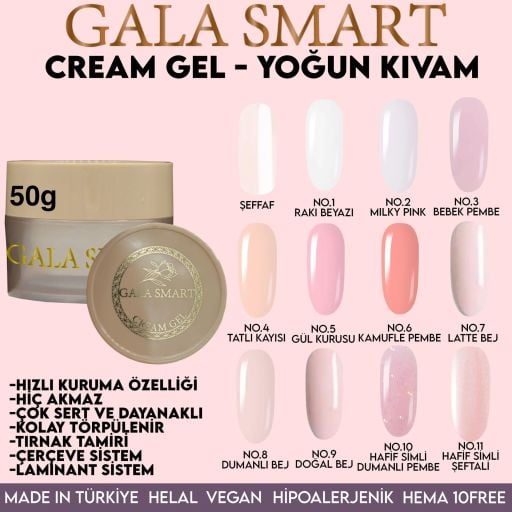 GALA SMART - CREAM GEL 50GR