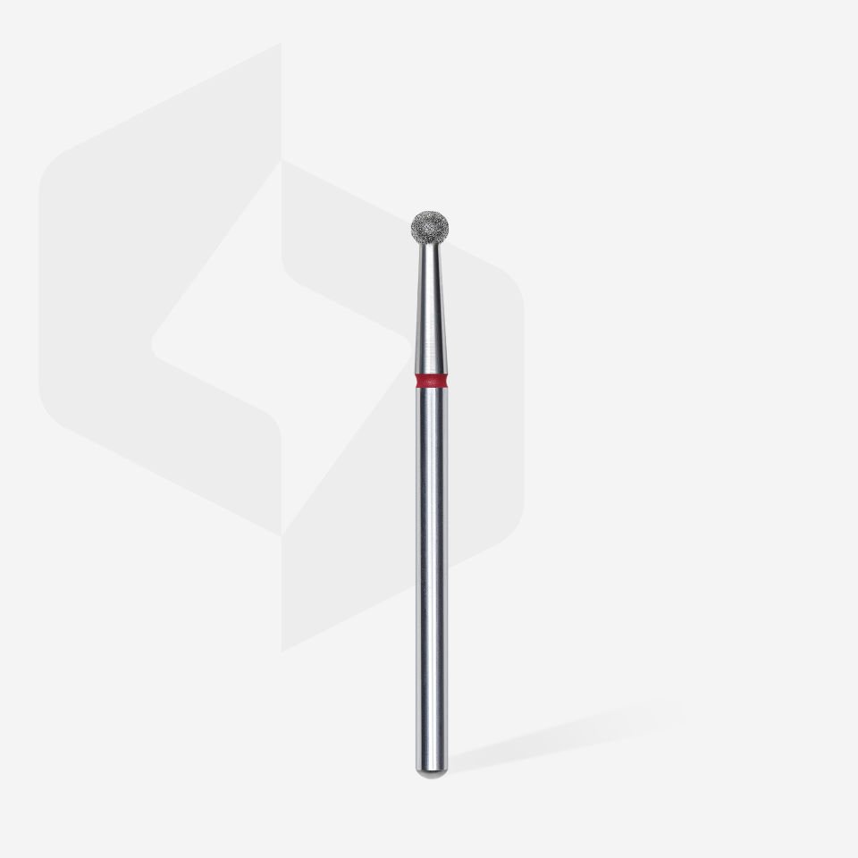 Elmas Küre Freze, Kırmızı, Çap 2,7 mm