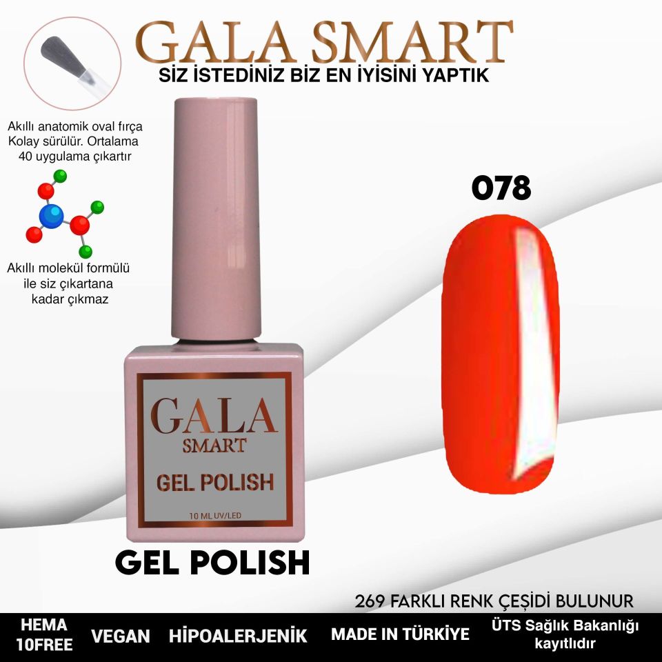 GALA CLASSİC KALICI OJE 10 mle 78