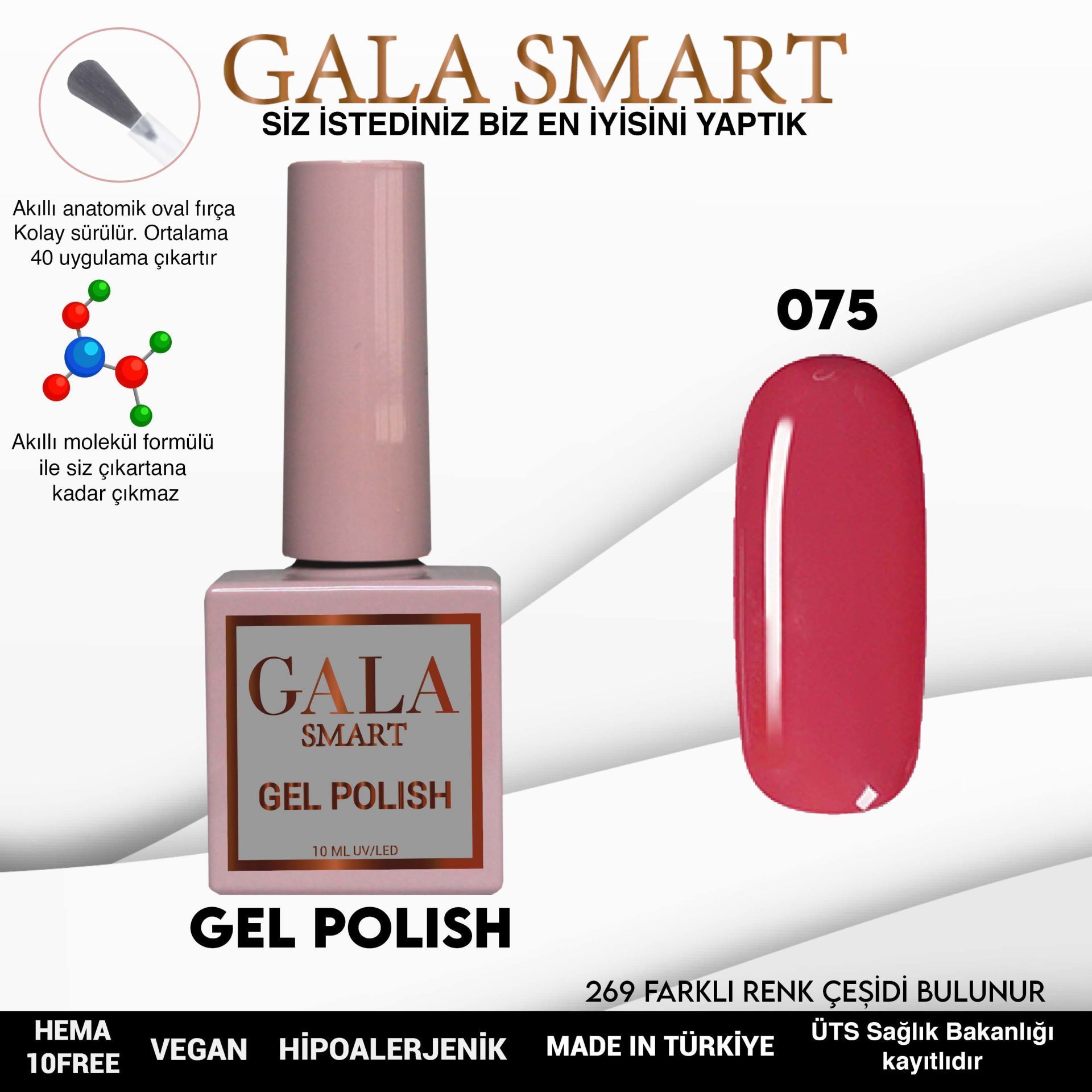 GALA CLASSİC KALICI OJE 10 mle 75