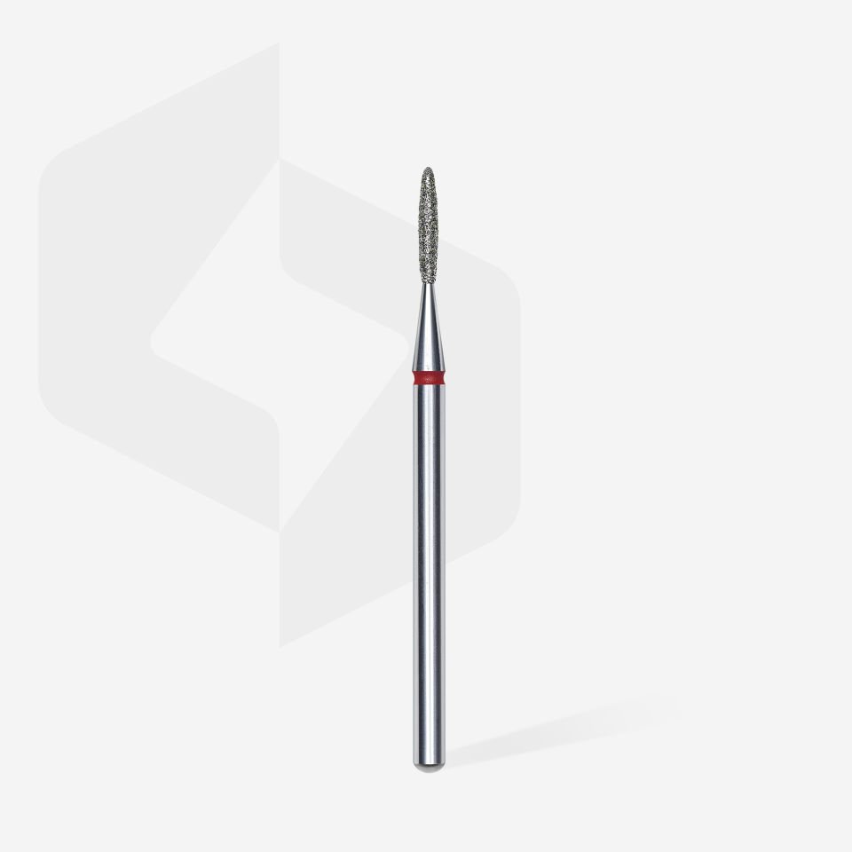 Elmas Alev Freze, Kırmızı, Çap 1,4 mm, Çalışma Kısmı 8 mm