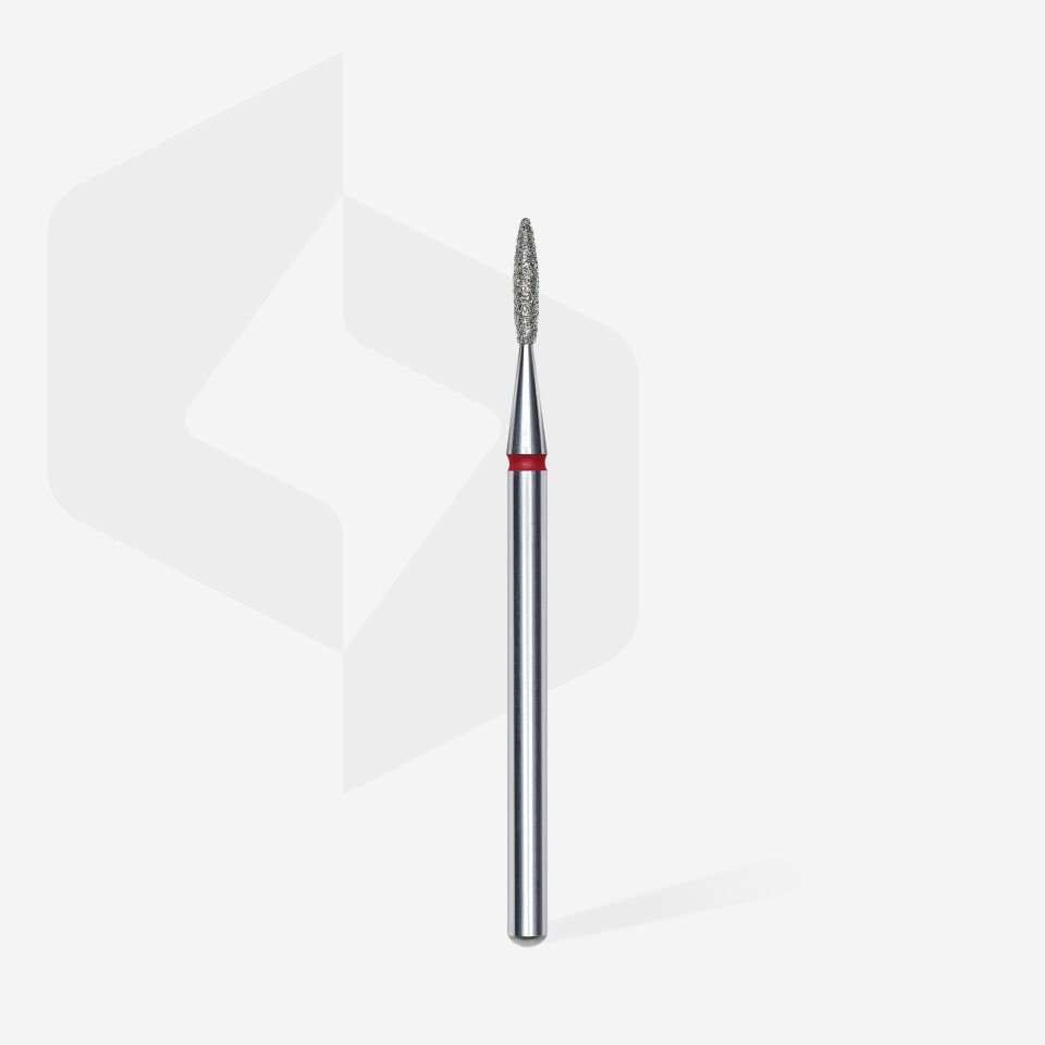 Elmas Alev Freze, Kırmızı, Çap 1,6 mm, Çalışma Kısmı 8 mm
