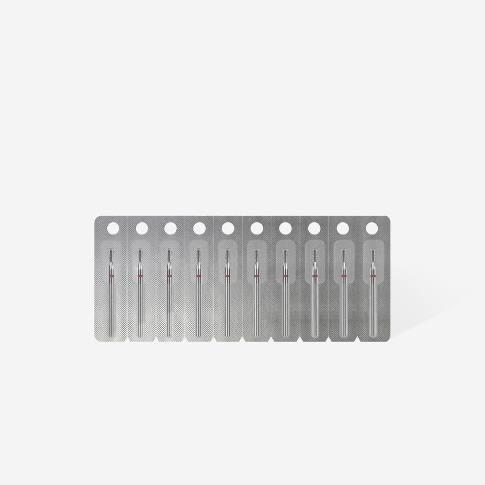Elmas Kibrit Freze EXPERT, Kırmızı, Çap 2,3 mm, Çalışma Kısmı 5 mm