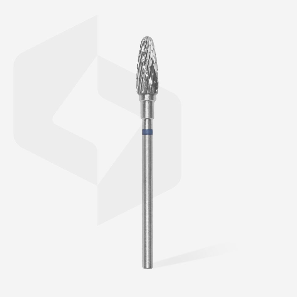 Sert Alaşım Mısır Freze, Mavi, Çap 5 mm / Çalışma Kısmı 13 mm