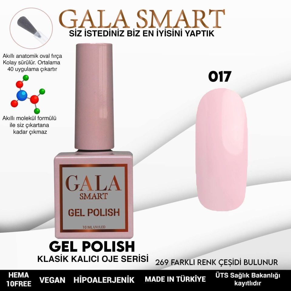 GALA CLASSİC KALICI OJE 10 mle 17