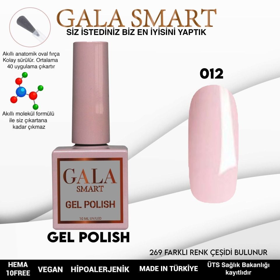 GALA CLASSİC KALICI OJE 10 mle 12