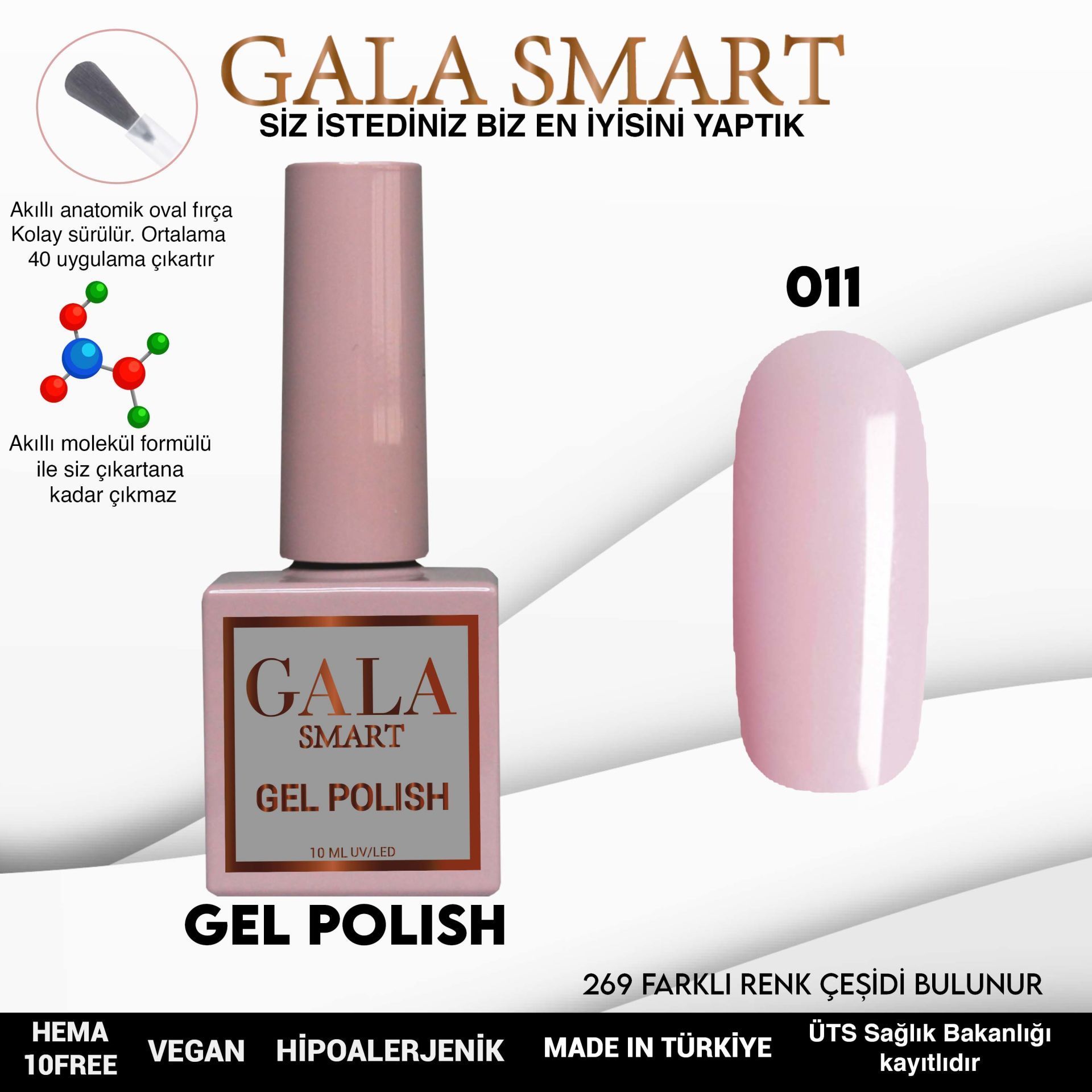 GALA CLASSİC KALICI OJE 10 mle 11
