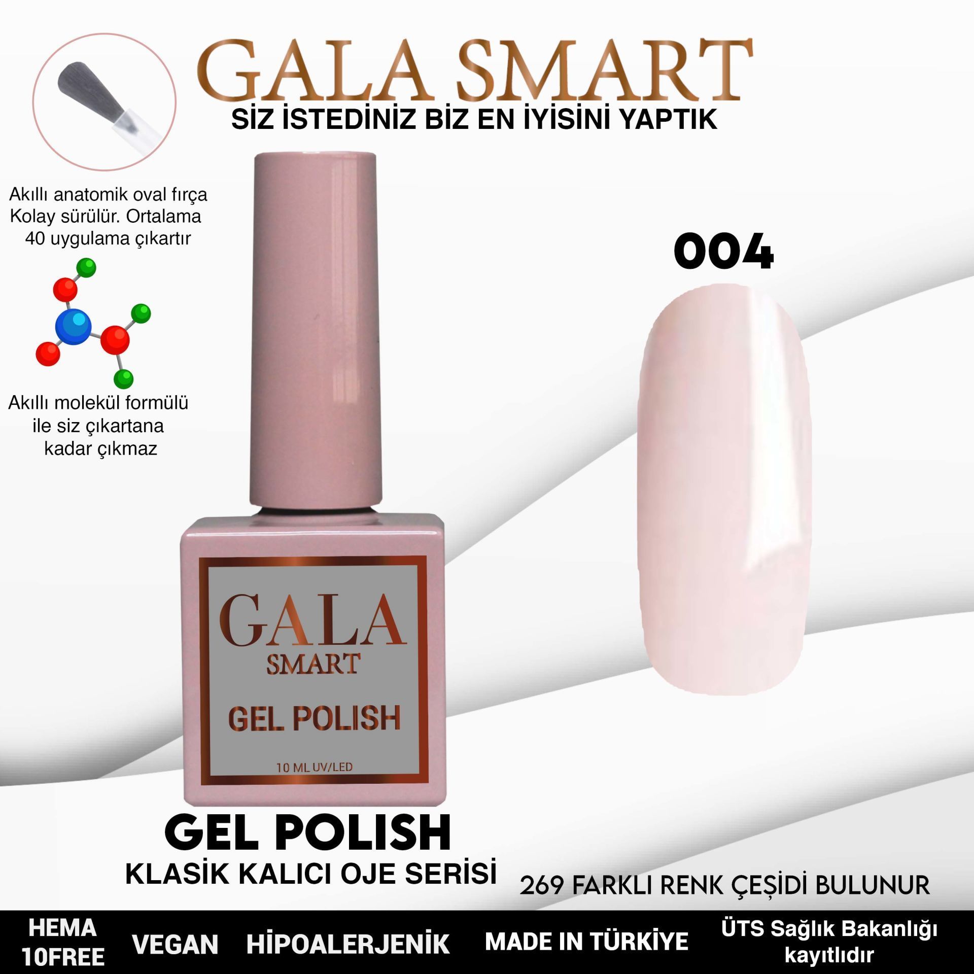 GALA CLASSİC KALICI OJE 10 mle 4