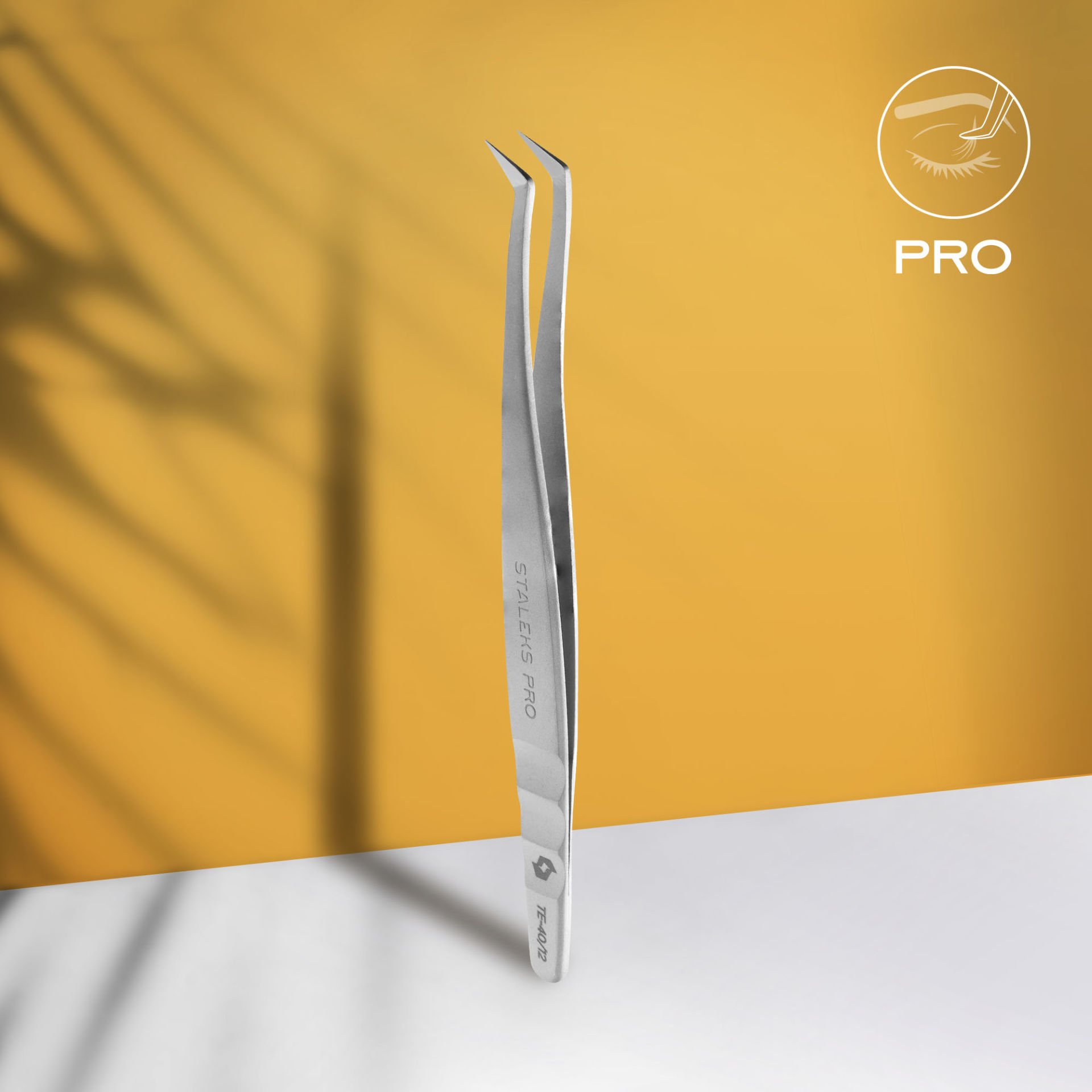 EXPERT 40 TYPE 12 Profesyonel Kirpik Cımbızı (Ayak, 65')