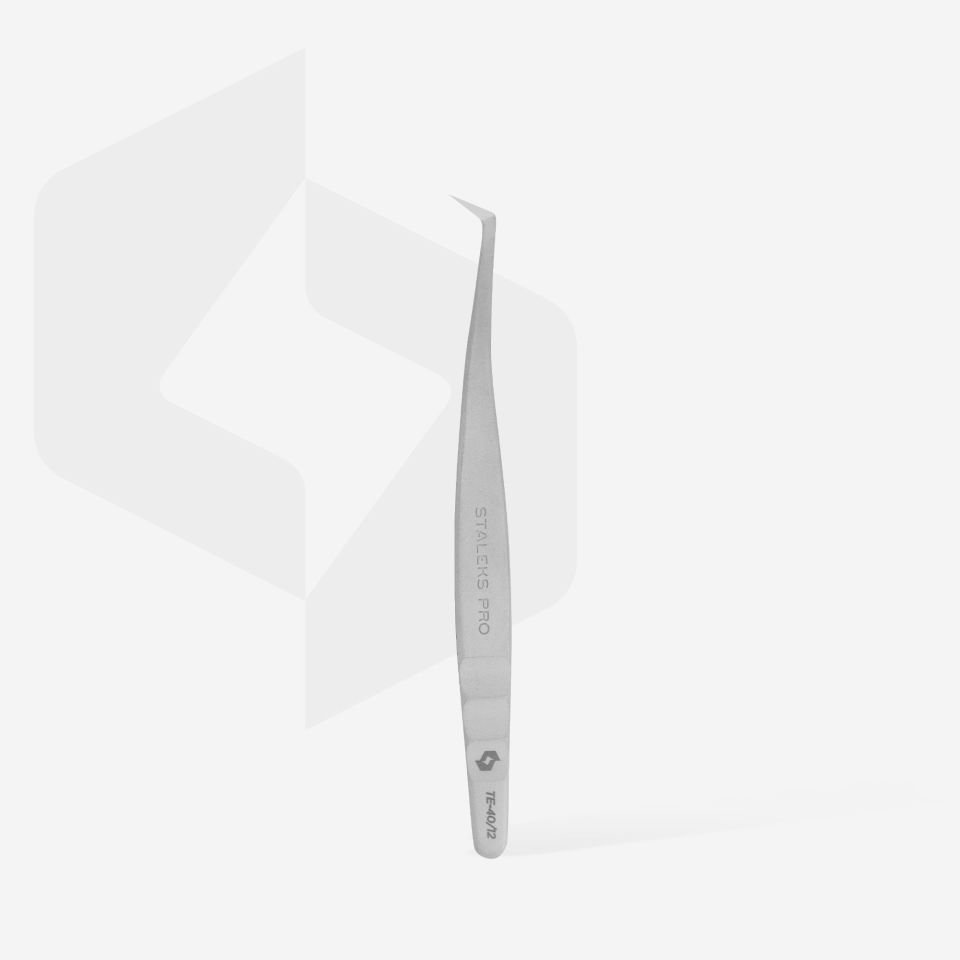 EXPERT 40 TYPE 12 Profesyonel Kirpik Cımbızı (Ayak, 65')