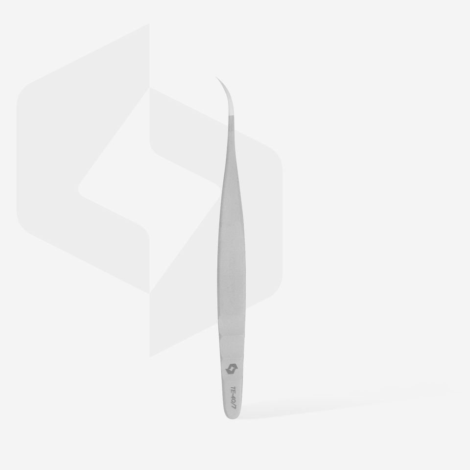 EXPERT 40 TYPE 2 Profesyonel Kirpik Cımbızı (L Şeklinde, 70')