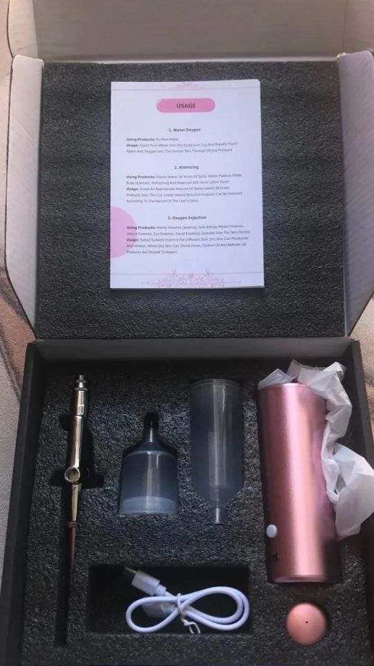 Ombre Makinesi Şarjlı Airbrush Tırnak Dövme ve Vücut Süsleme