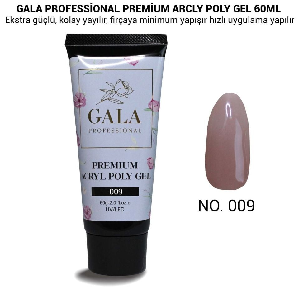 GALA PREMİUM ARCLY POLY JEL 60 ML NO:9