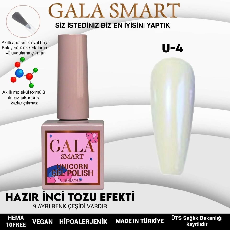 GALA UNİCORN KALICI OJE 10 ml U4