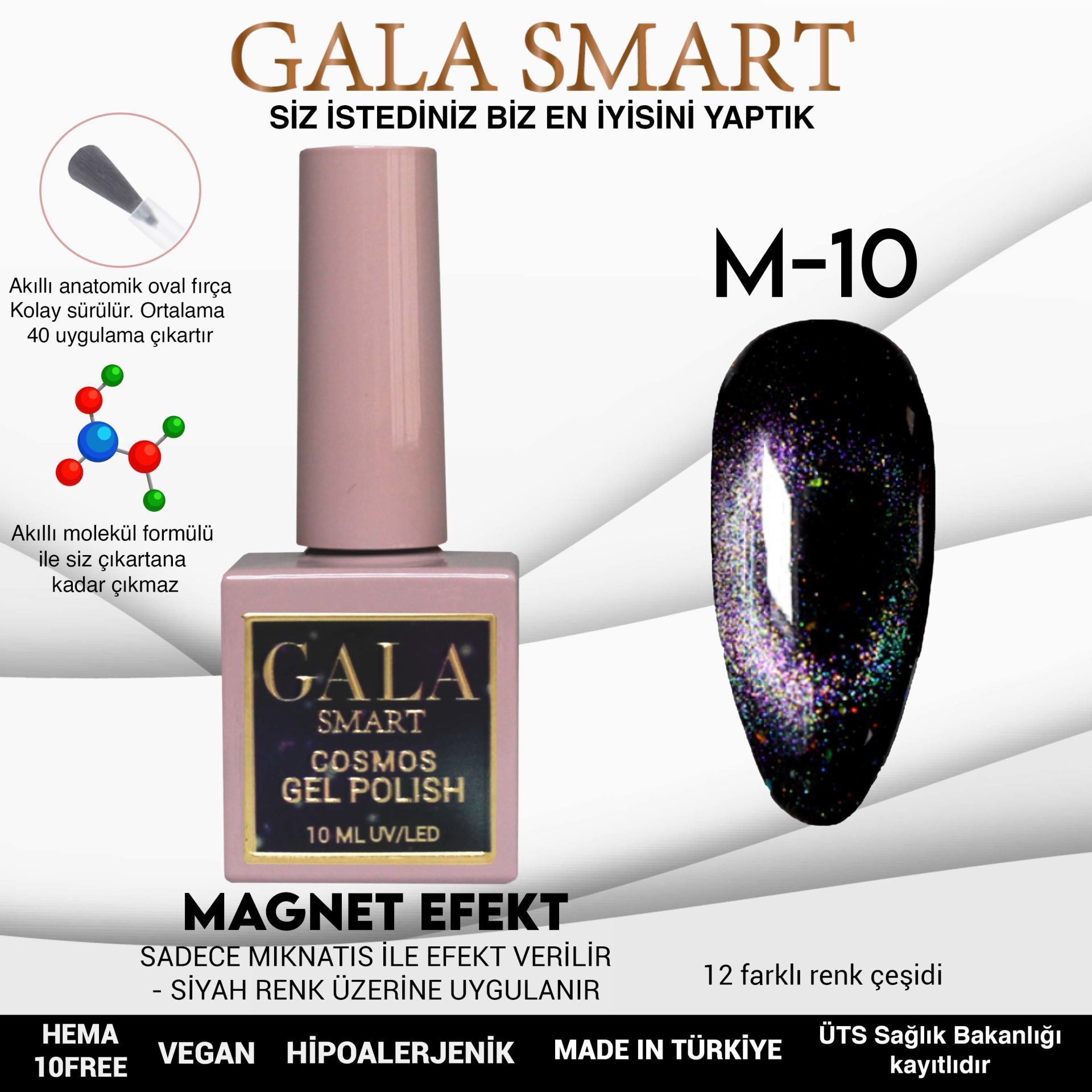GALA COSMOS KEDİ GÖZÜ 10 ml M10
