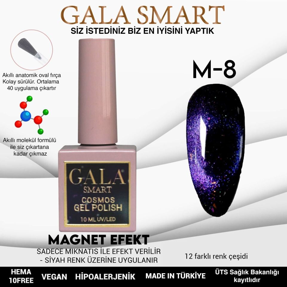 GALA COSMOS KEDİ GÖZÜ 10 ml M8