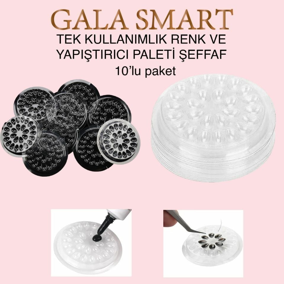 KİRPİK YAP.PLASTİK KAP 10 lu